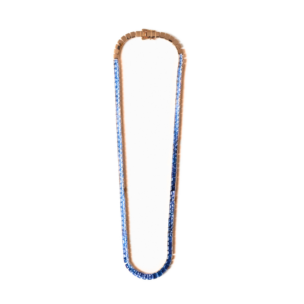 Sapphire Two-Tone Chain