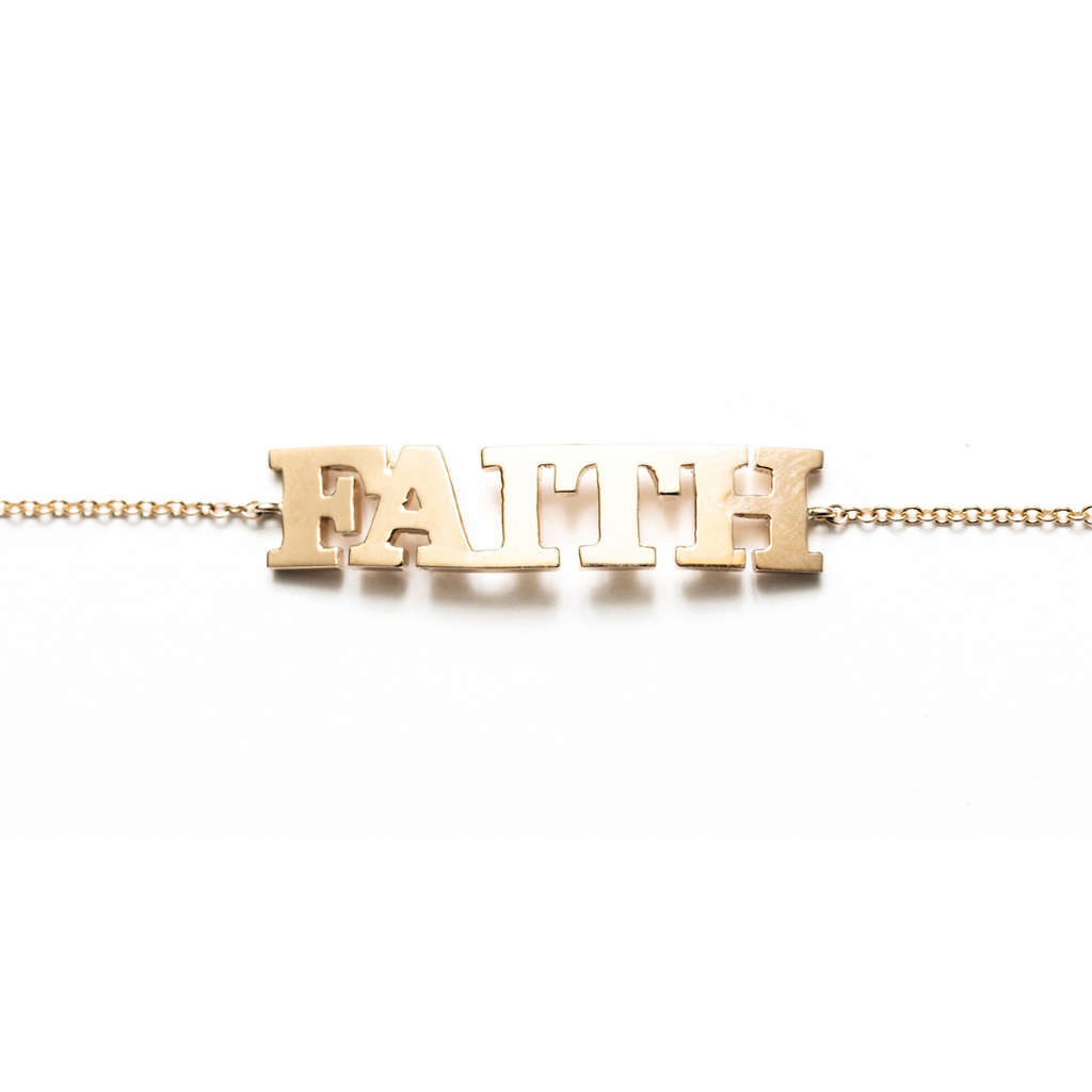 FAITH Gold Bracelet