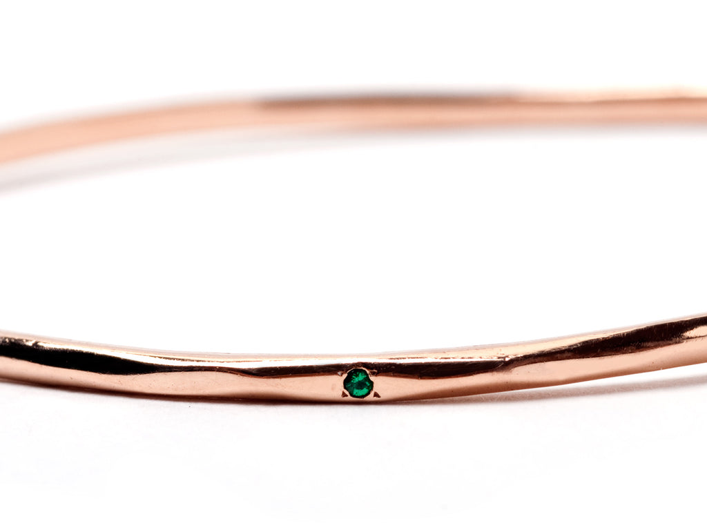 Custom Birthstone Bangle