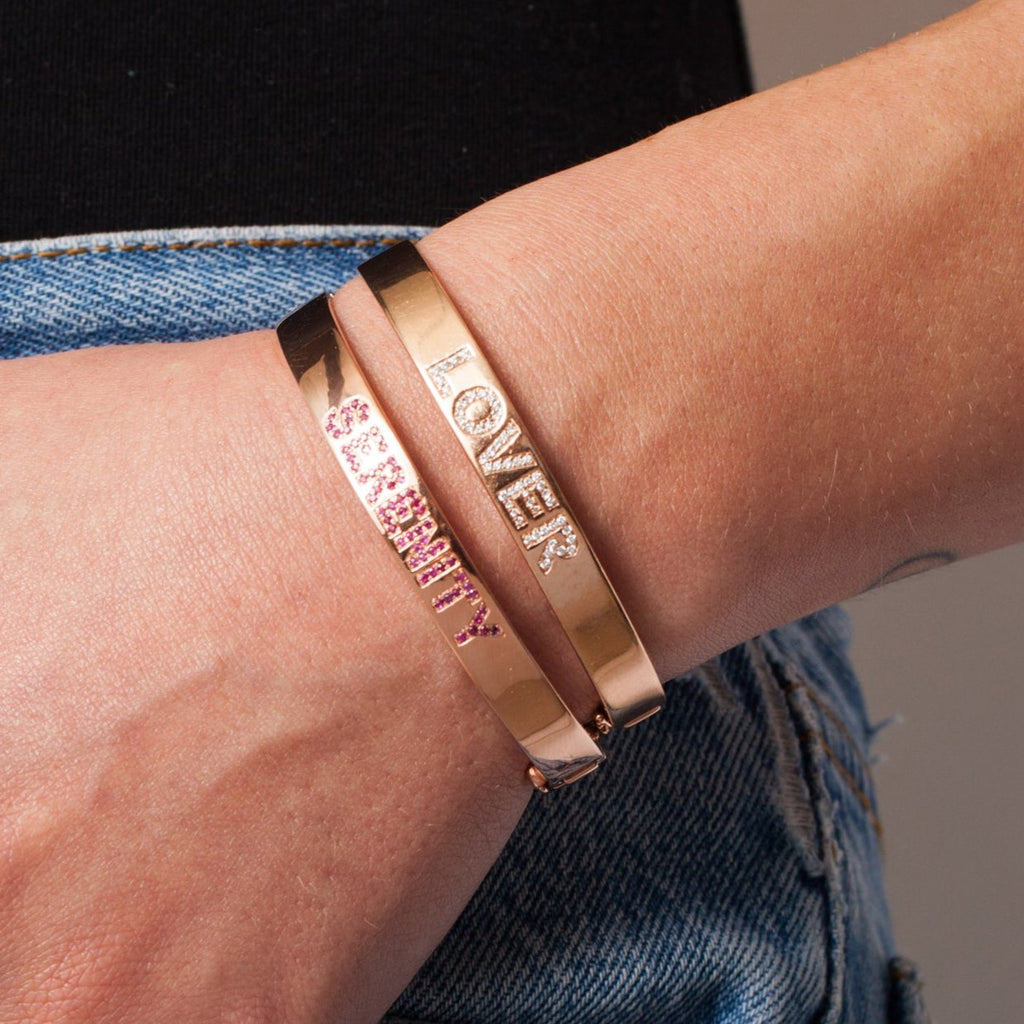 Single Sided LOVER Bangle