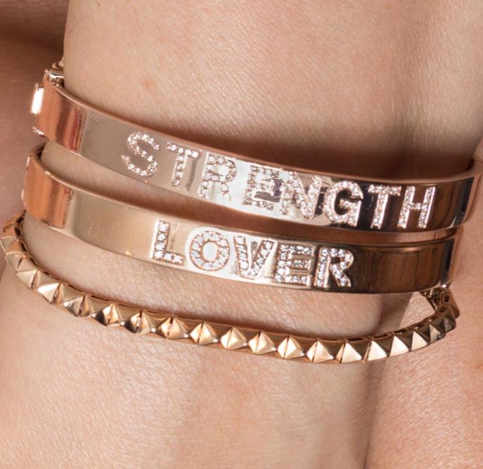 Single Sided LOVER Bangle