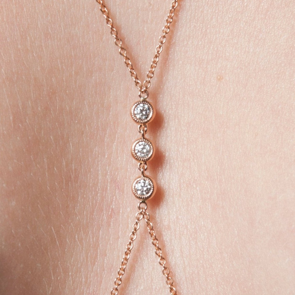 Triple Diamond Body Chain