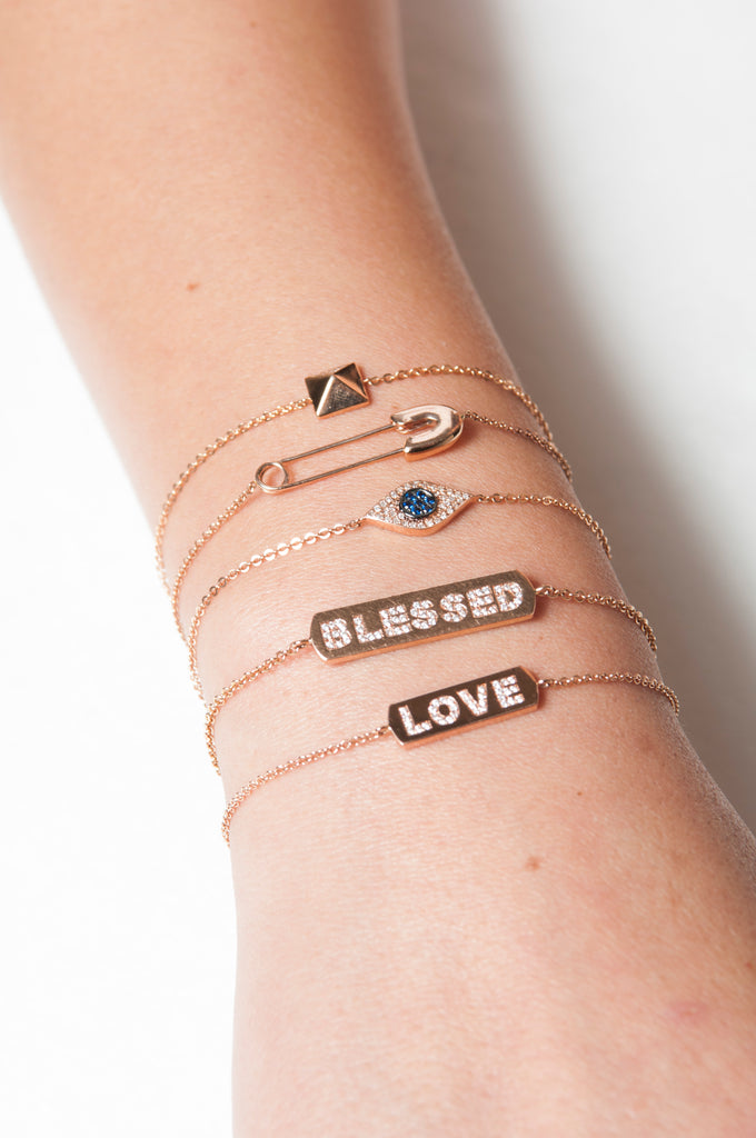 Safety Pin Bracelet