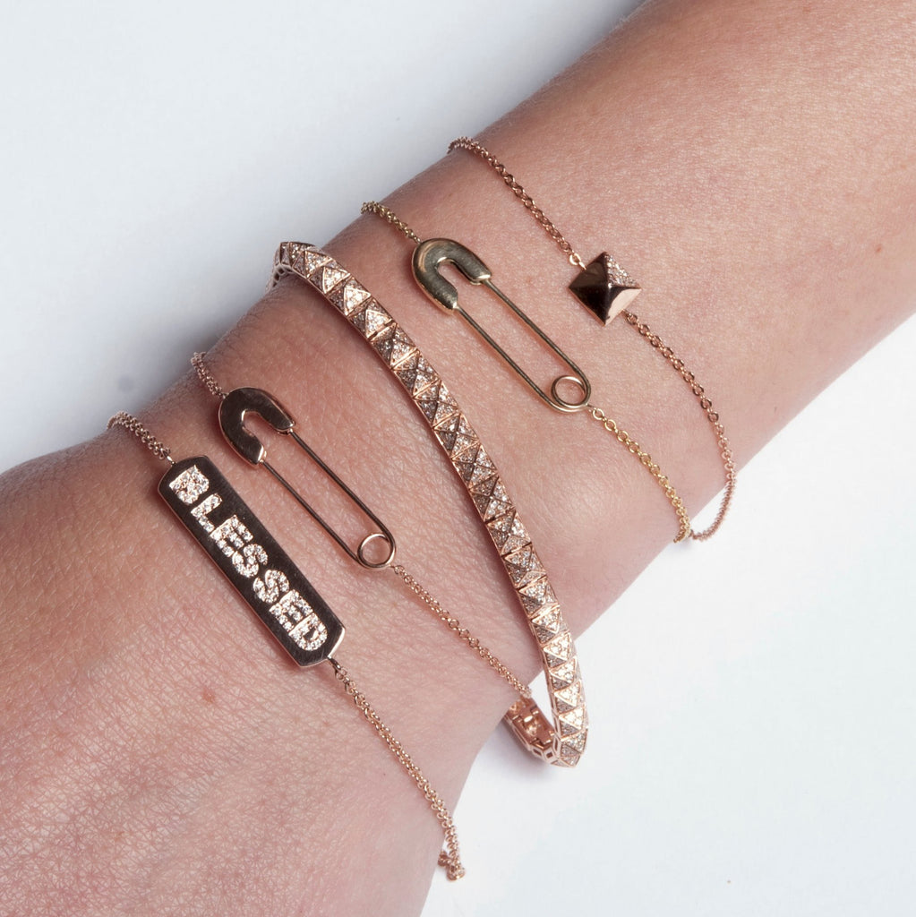 Safety Pin Bracelet