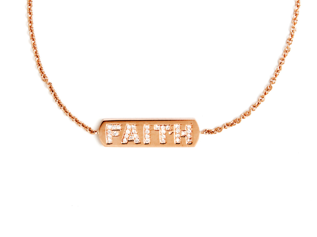 Diamond FAITH Bracelet