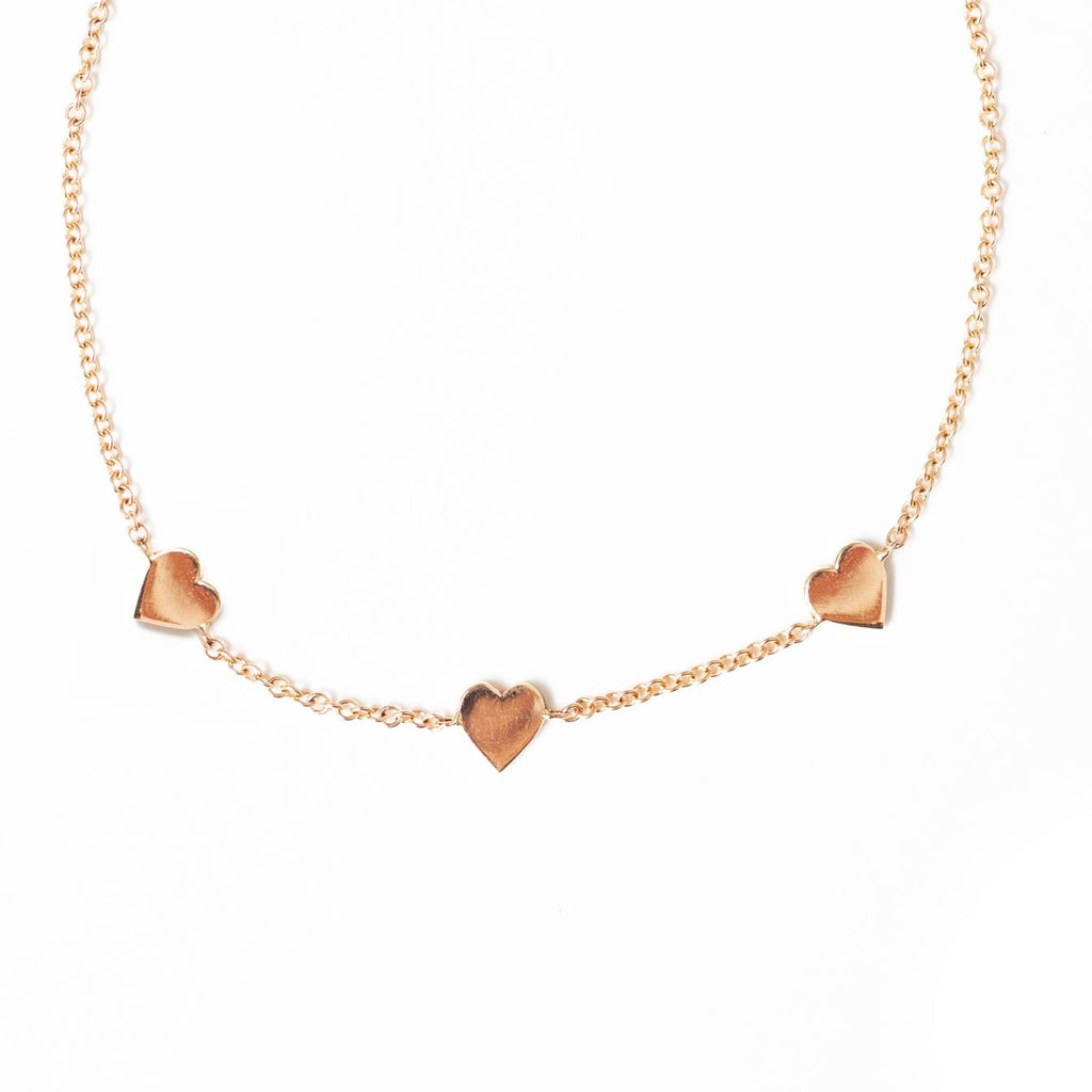 Triple Hearts Anklet