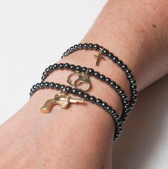 Amore Metala Pistola Charm Bracelet